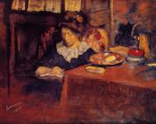 乔治 莱门 : Young Woman Seated in an Interior